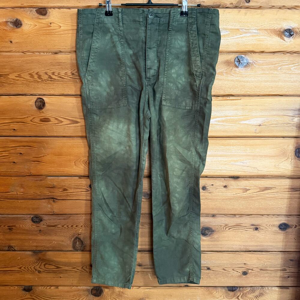 The Great Army Green Linen blend pants Size 26